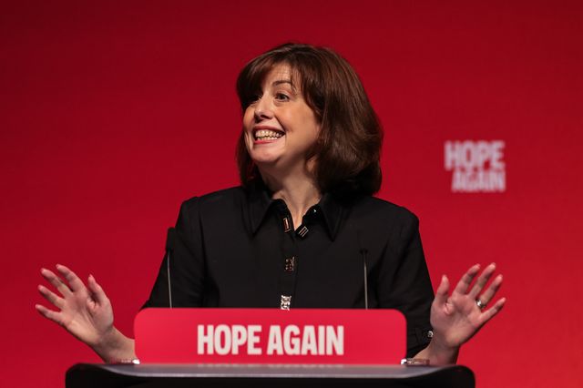 Deputy Leader of the Labour Party and Secretary of State for Education Lucy Powell MP speaks during the Labour Party Annual Conference 2026 at Convention Centre, Liverpool, United Kingdom on 27 September 2026

(Photo by Mark Cosgrove/News Images)
