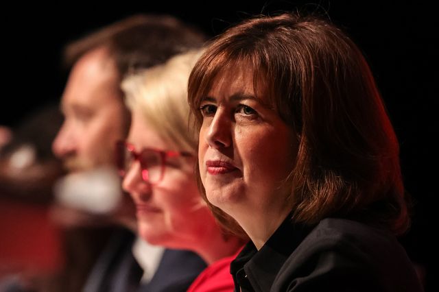 Deputy Leader of the Labour Party and Secretary of State for Education Lucy Powell MP speaks during the Labour Party Annual Conference 2026 at Convention Centre, Liverpool, United Kingdom on 27 September 2026

(Photo by Mark Cosgrove/News Images)