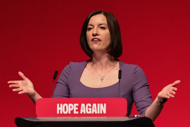Chair of the Labour Party and Minister for Women and Equalities Bridget Phillipson MP speaksduring the Labour Party Annual Conference 2026 at Convention Centre, Liverpool, United Kingdom on 27 September 2026

(Photo by Mark Cosgrove/News Images)