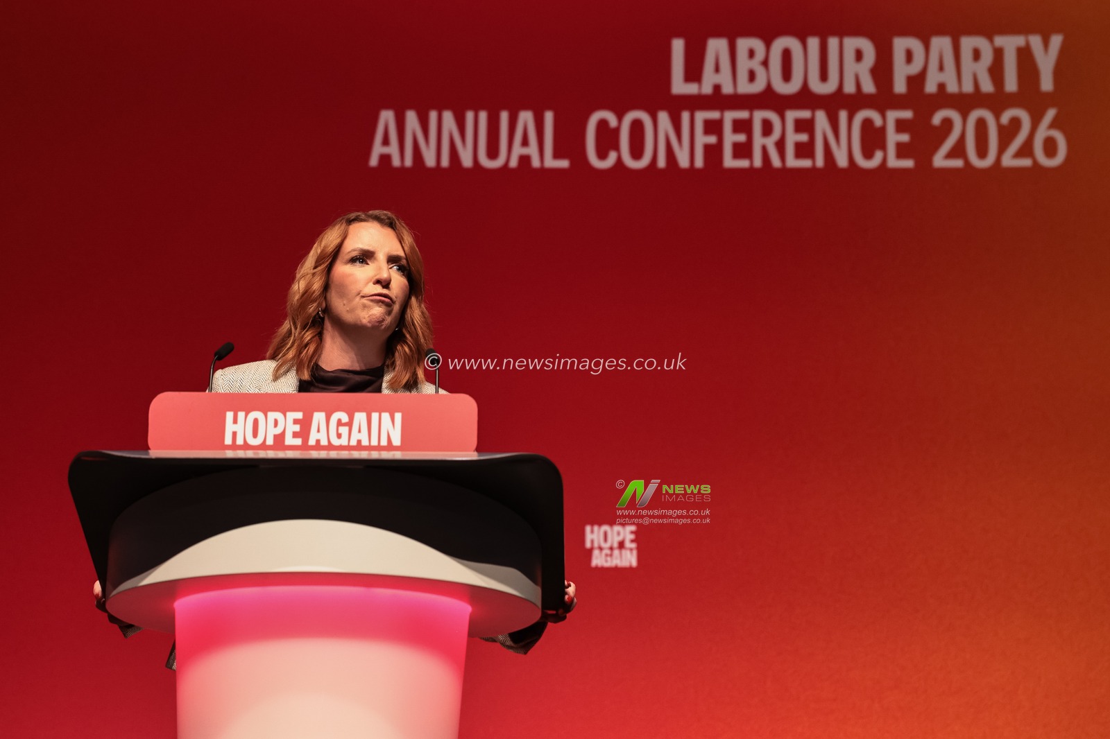 First Secretary of State, Chancellor of the Duchy of Lancaster and Minister for the Cabinet Office Louise Haigh MP speaks during the Labour Party Annual Conference 2026 at Convention Centre, Liverpool, United Kingdom on 27 September 2026

(Photo by Mark Cosgrove/News Images)