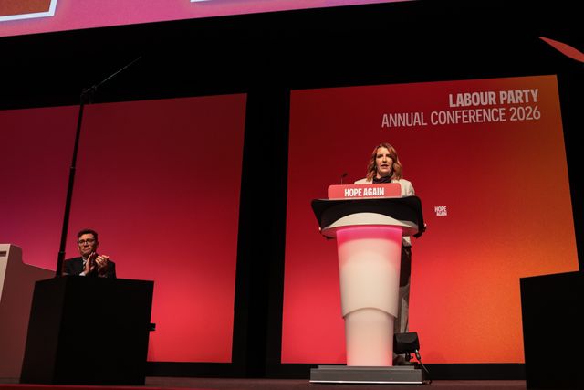 First Secretary of State, Chancellor of the Duchy of Lancaster and Minister for the Cabinet Office Louise Haigh MP speaks during the Labour Party Annual Conference 2026 at Convention Centre, Liverpool, United Kingdom on 27 September 2026

(Photo by Mark Cosgrove/News Images)