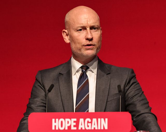 Secretary of State for Wales Stephen Kinnock MP speaks during the Labour Party Annual Conference 2026 at Convention Centre, Liverpool, United Kingdom on 27 September 2026

(Photo by Mark Cosgrove/News Images)