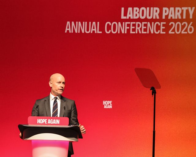 Secretary of State for Wales Stephen Kinnock MP speaks during the Labour Party Annual Conference 2026 at Convention Centre, Liverpool, United Kingdom on 27 September 2026

(Photo by Mark Cosgrove/News Images)