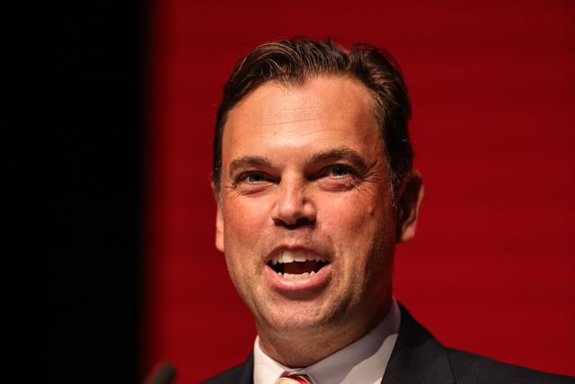 Interim Leader of Welsh Labour Ken Skates MS speaks during the Labour Party Annual Conference 2026 at Convention Centre, Liverpool, United Kingdom on 27 September 2026

(Photo by Mark Cosgrove/News Images)
