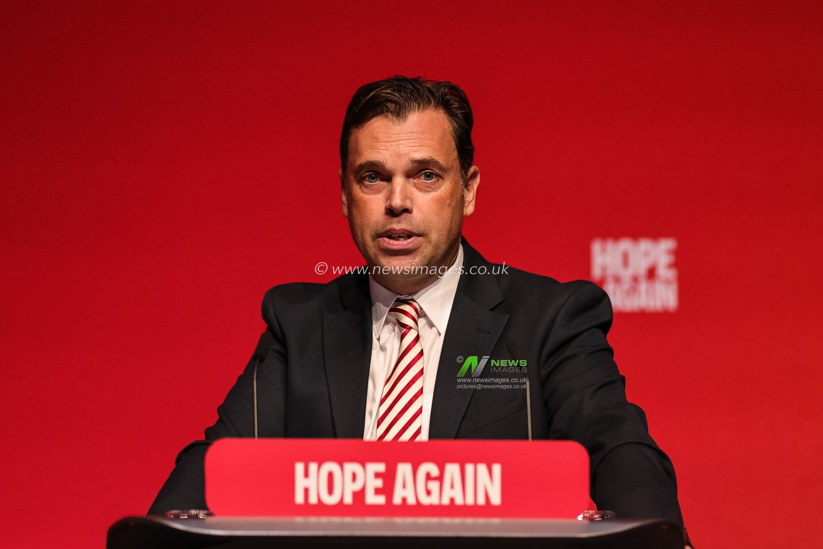 Interim Leader of Welsh Labour Ken Skates MS speaks during the Labour Party Annual Conference 2026 at Convention Centre, Liverpool, United Kingdom on 27 September 2026

(Photo by Mark Cosgrove/News Images)