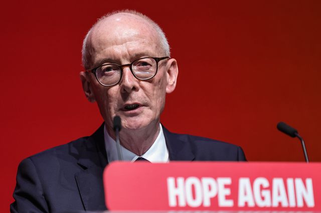 Secretary of State for Work and Pensions Pat McFadden MP speaks during the Labour Party Annual Conference 2026 at Convention Centre, Liverpool, United Kingdom on 27 September 2026

(Photo by Mark Cosgrove/News Images)