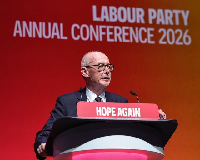 Secretary of State for Work and Pensions Pat McFadden MP speaks during the Labour Party Annual Conference 2026 at Convention Centre, Liverpool, United Kingdom on 27 September 2026

(Photo by Mark Cosgrove/News Images)