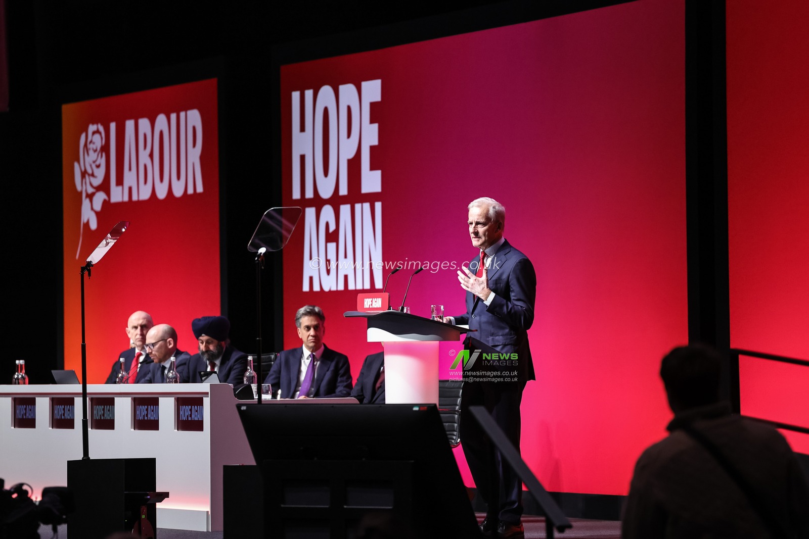 Prime Minister of Norway Jonas Gahr Store speaks during the Labour Party Annual Conference 2026 at Convention Centre, Liverpool, United Kingdom on 27 September 2026

(Photo by Mark Cosgrove/News Images)