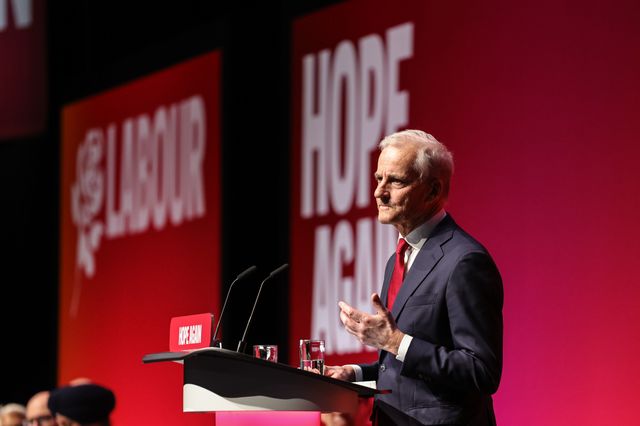 Prime Minister of Norway Jonas Gahr Store speaks during the Labour Party Annual Conference 2026 at Convention Centre, Liverpool, United Kingdom on 27 September 2026

(Photo by Mark Cosgrove/News Images)