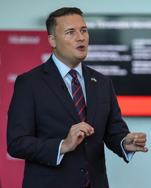 Secretary of State for Defence Wes Streeting MP speaks on the fringe during the Labour Party Annual Conference Day Two at Convention Centre, Liverpool, United Kingdom on 28 September 2026

(Photo by Mark Cosgrove/News Images)