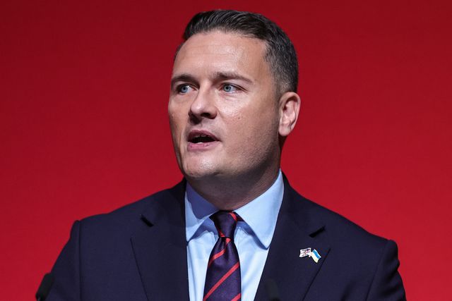 Secretary of State for Defence Wes Streeting MP speaks during the Labour Party Annual Conference Day Two at Convention Centre, Liverpool, United Kingdom on 28 September 2026

(Photo by Mark Cosgrove/News Images)