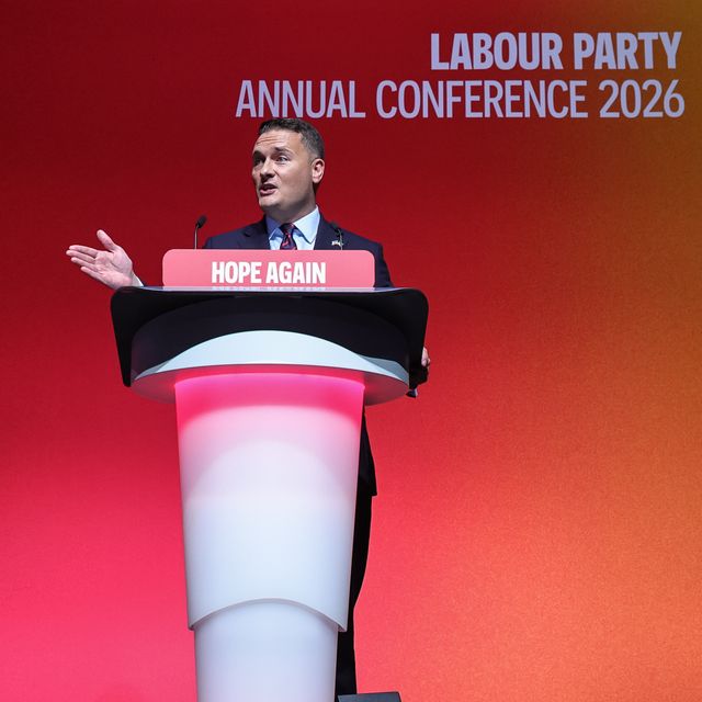 Secretary of State for Defence Wes Streeting MP speaks during the Labour Party Annual Conference Day Two at Convention Centre, Liverpool, United Kingdom on 28 September 2026

(Photo by Mark Cosgrove/News Images)