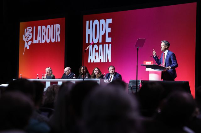 Secretary of State for Foreign, Commonwealth and Development Affairs Ed Miliband MP speaks during the Labour Party Annual Conference Day Two at Convention Centre, Liverpool, United Kingdom on 28 September 2026

(Photo by Mark Cosgrove/News Images)