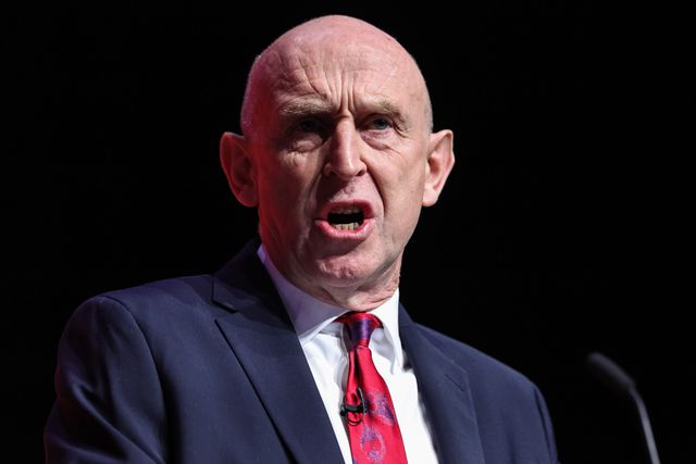 Chancellor of the Exchequer John Healey MP speaks during the Labour Party Annual Conference Day Two at Convention Centre, Liverpool, United Kingdom on 28 September 2026

(Photo by Mark Cosgrove/News Images)