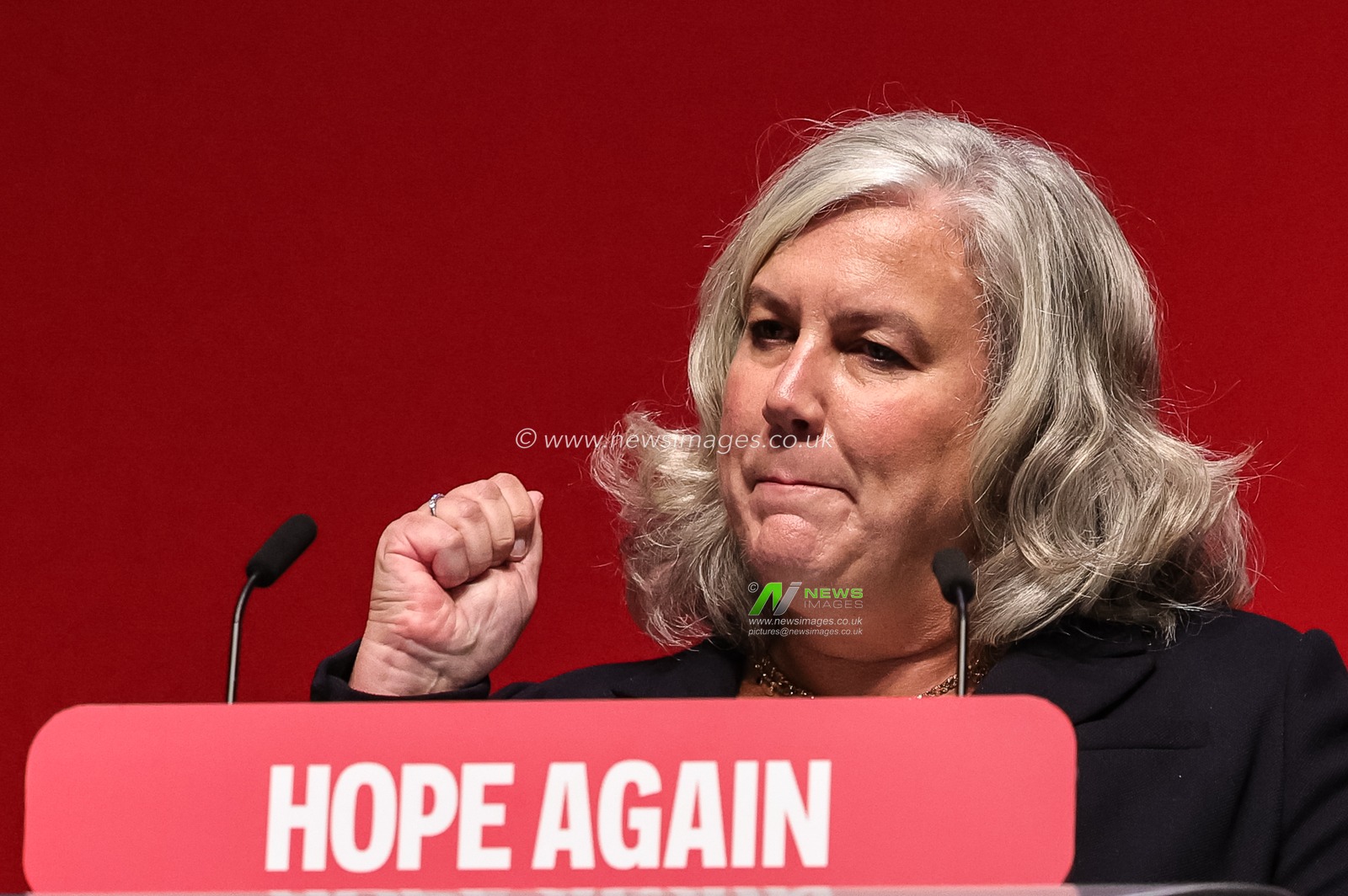 Secretary of State for Transport Heidi Alexander MP speaks during the Labour Party Annual Conference Day Two at Convention Centre, Liverpool, United Kingdom on 28 September 2026

(Photo by Mark Cosgrove/News Images)