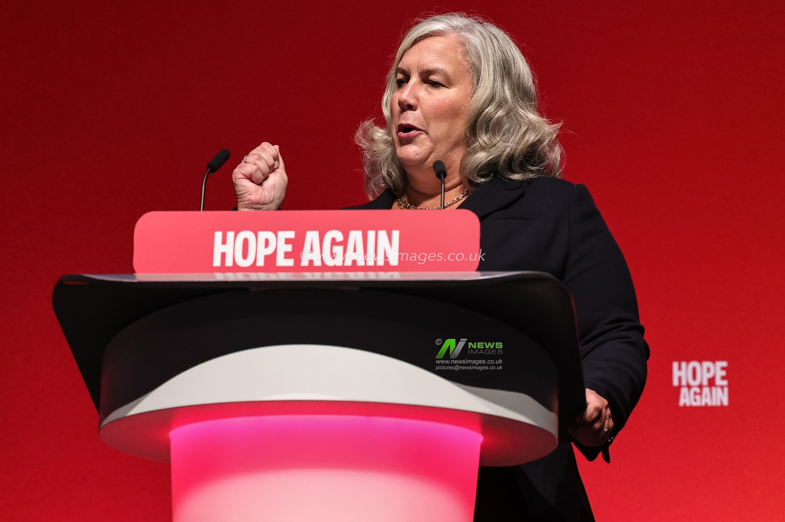 Secretary of State for Transport Heidi Alexander MP speaks during the Labour Party Annual Conference Day Two at Convention Centre, Liverpool, United Kingdom on 28 September 2026

(Photo by Mark Cosgrove/News Images)
