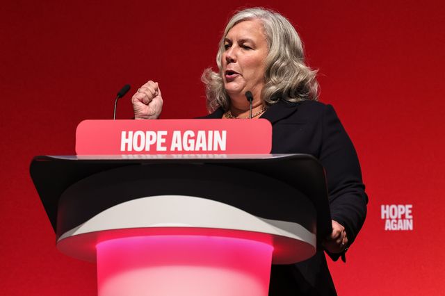 Secretary of State for Transport Heidi Alexander MP speaks during the Labour Party Annual Conference Day Two at Convention Centre, Liverpool, United Kingdom on 28 September 2026

(Photo by Mark Cosgrove/News Images)