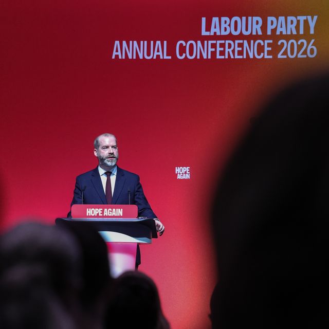 Secretary of State for Business, Innovation, Science and Trade Jonathan Reynolds MP speaks during the Labour Party Annual Conference Day Two at Convention Centre, Liverpool, United Kingdom on 28 September 2026

(Photo by Mark Cosgrove/News Images)