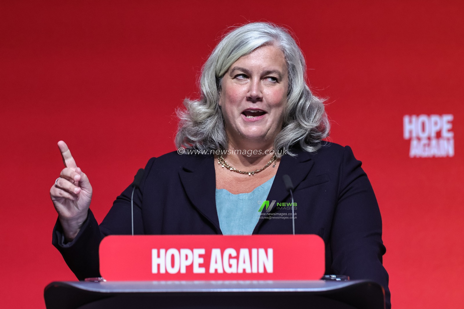 Secretary of State for Transport Heidi Alexander MP speaks during the Labour Party Annual Conference Day Two at Convention Centre, Liverpool, United Kingdom on 28 September 2026

(Photo by Mark Cosgrove/News Images)
