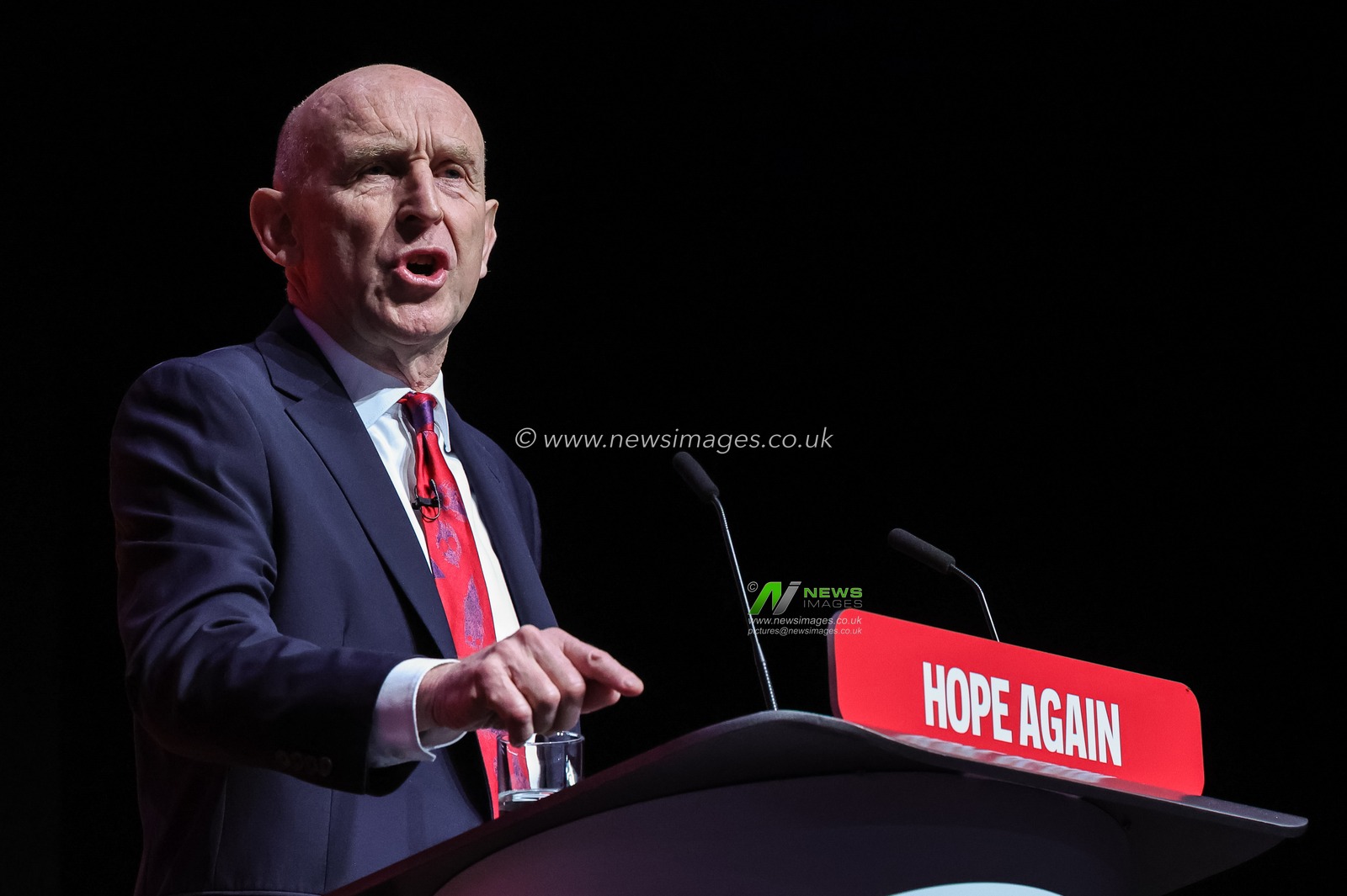 Chancellor of the Exchequer John Healey MP speaks during the Labour Party Annual Conference Day Two at Convention Centre, Liverpool, United Kingdom on 28 September 2026

(Photo by Mark Cosgrove/News Images)