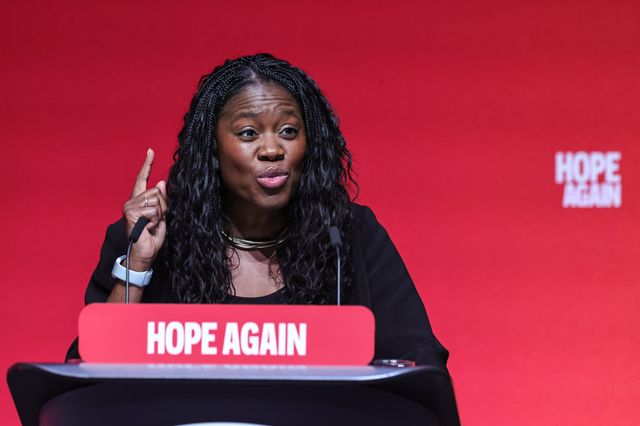 Secretary of State for Energy Security and Net Zero Miatta Fahnbulleh MP speaks during the Labour Party Annual Conference Day Two at Convention Centre, Liverpool, United Kingdom on 28 September 2026

(Photo by Mark Cosgrove/News Images)