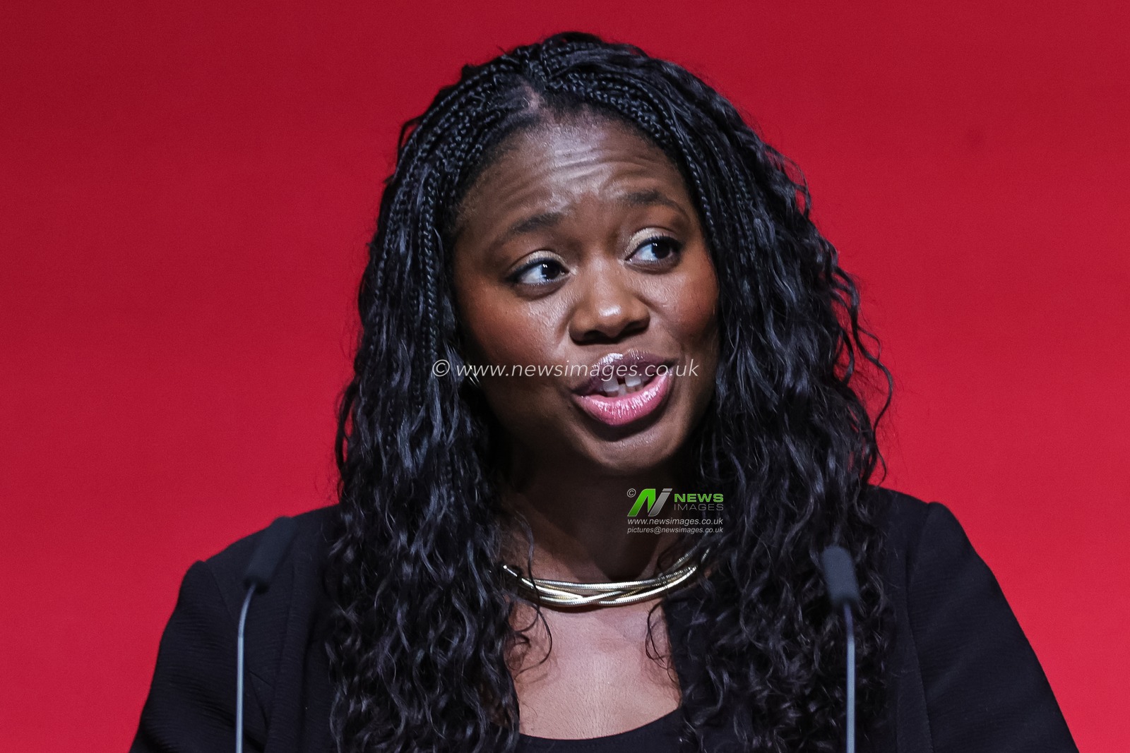 Secretary of State for Energy Security and Net Zero Miatta Fahnbulleh MP speaks during the Labour Party Annual Conference Day Two at Convention Centre, Liverpool, United Kingdom on 28 September 2026

(Photo by Mark Cosgrove/News Images)