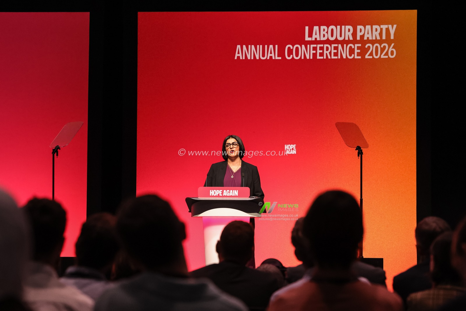 Home Secretary Shabana Mahmood MP speaks during the Labour Party Annual Conference Day Two at Convention Centre, Liverpool, United Kingdom on 28 September 2026

(Photo by Mark Cosgrove/News Images)