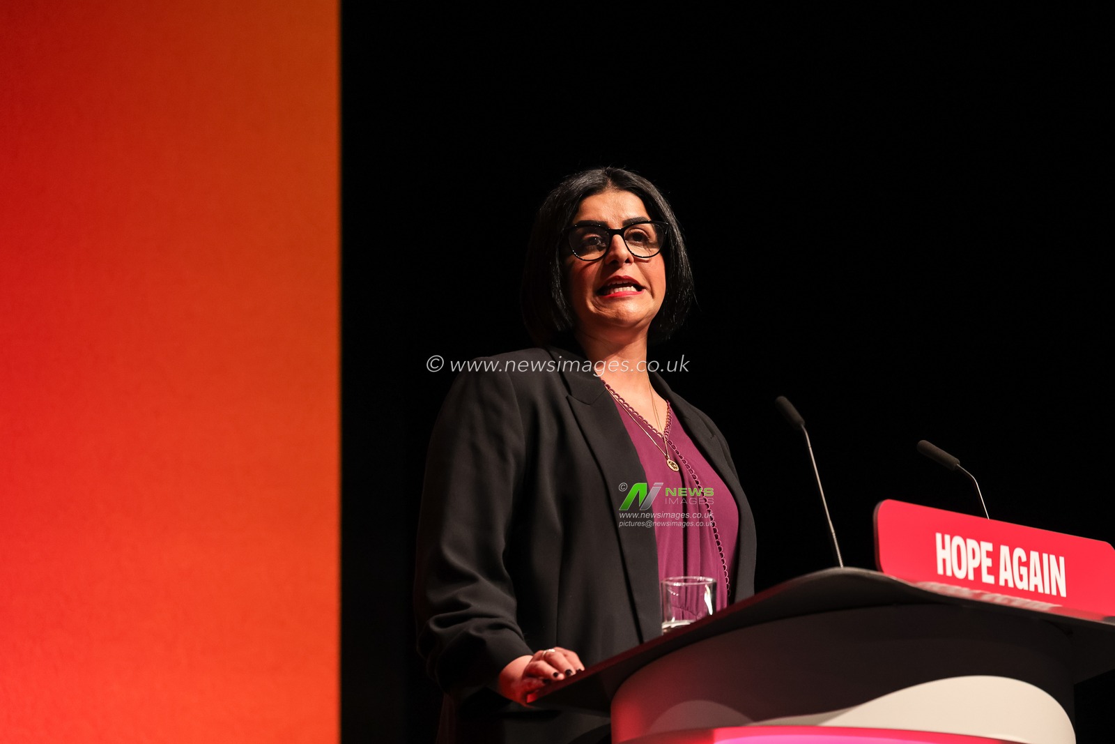 Home Secretary Shabana Mahmood MP speaks during the Labour Party Annual Conference Day Two at Convention Centre, Liverpool, United Kingdom on 28 September 2026

(Photo by Mark Cosgrove/News Images)