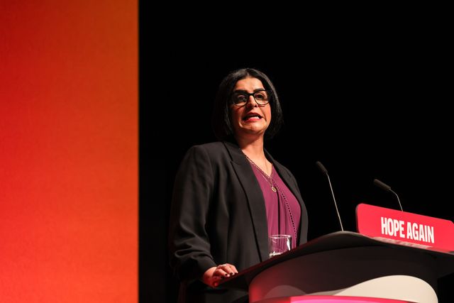 Home Secretary Shabana Mahmood MP speaks during the Labour Party Annual Conference Day Two at Convention Centre, Liverpool, United Kingdom on 28 September 2026

(Photo by Mark Cosgrove/News Images)