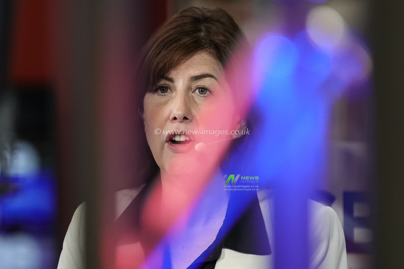 Deputy Leader of the Labour Party and Secretary of State for Education Lucy Powell MP speaks on the fringe during theLabour Party Annual Conference Day Three at Convention Centre, Liverpool, United Kingdom on 29 September 2026

(Photo by Mark Cosgrove/News Images)