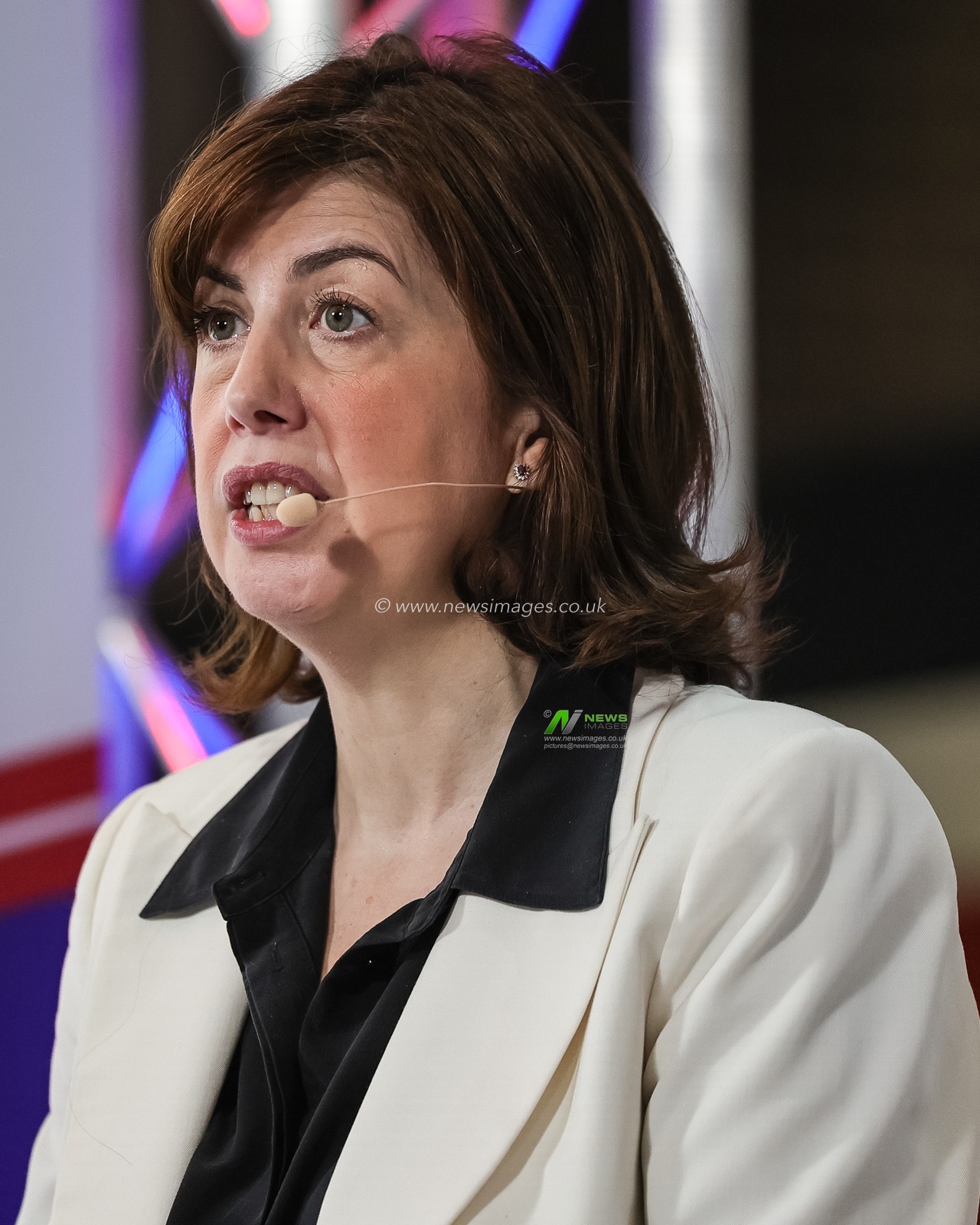 Deputy Leader of the Labour Party and Secretary of State for Education Lucy Powell MP speaks on the fringe during theLabour Party Annual Conference Day Three at Convention Centre, Liverpool, United Kingdom on 29 September 2026

(Photo by Mark Cosgrove/News Images)