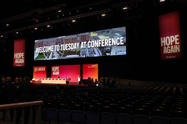 Welcome to Tuesday at the Conference general view during theLabour Party Annual Conference Day Three at Convention Centre, Liverpool, United Kingdom on 29 September 2026

(Photo by Mark Cosgrove/News Images)