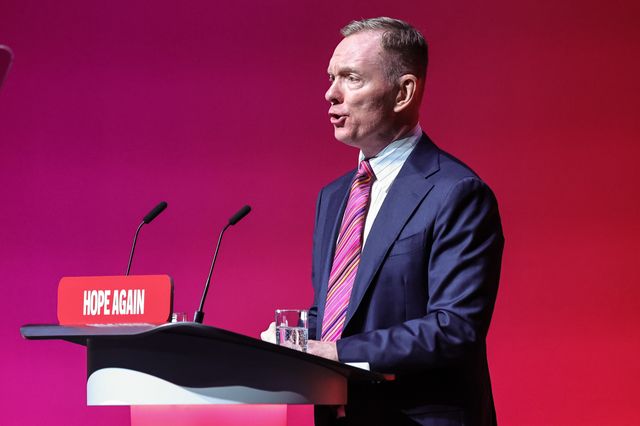 Sir Chris Bryant MP, Secretary of State for Northern Ireland speaks during the Labour Party Annual Conference Day Three at Convention Centre, Liverpool, United Kingdom on 29 September 2026

(Photo by Mark Cosgrove/News Images)