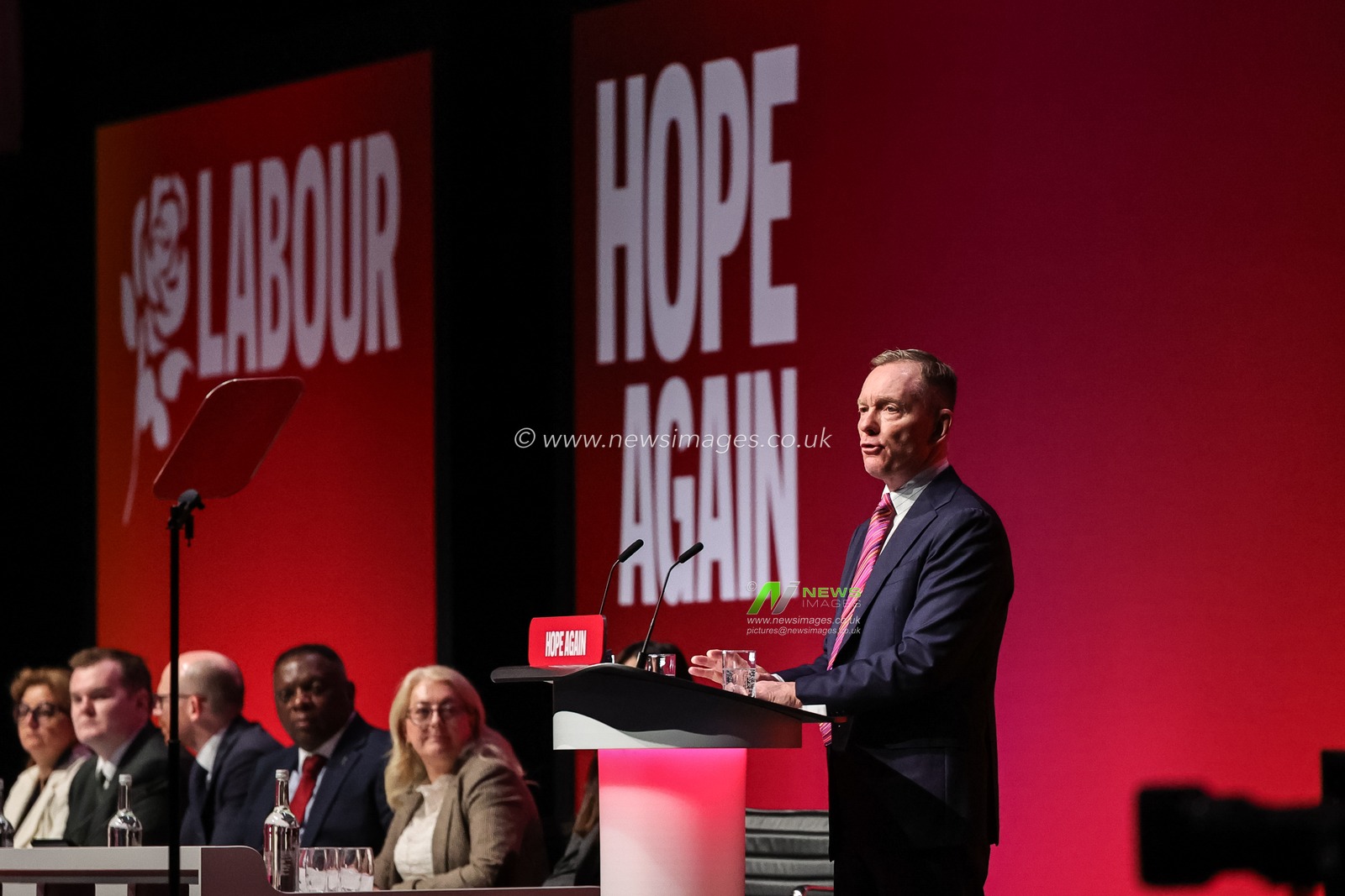Sir Chris Bryant MP, Secretary of State for Northern Ireland speaks during the Labour Party Annual Conference Day Three at Convention Centre, Liverpool, United Kingdom on 29 September 2026

(Photo by Mark Cosgrove/News Images)