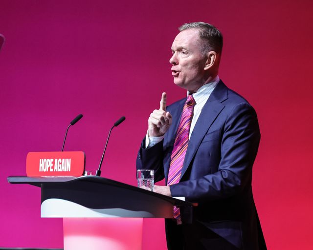 Sir Chris Bryant MP, Secretary of State for Northern Ireland speaks during the Labour Party Annual Conference Day Three at Convention Centre, Liverpool, United Kingdom on 29 September 2026

(Photo by Mark Cosgrove/News Images)