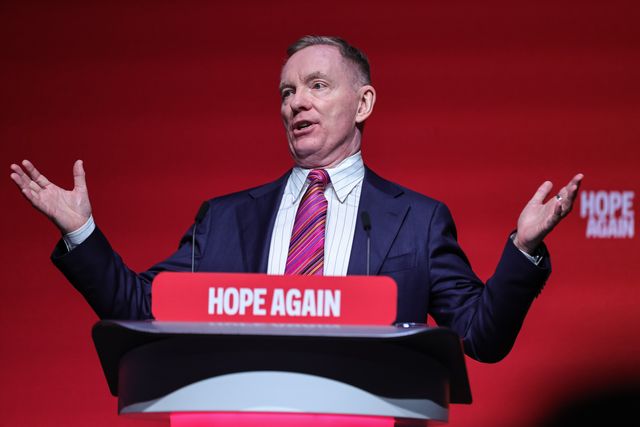 Sir Chris Bryant MP, Secretary of State for Northern Ireland speaks during the Labour Party Annual Conference Day Three at Convention Centre, Liverpool, United Kingdom on 29 September 2026

(Photo by Mark Cosgrove/News Images)