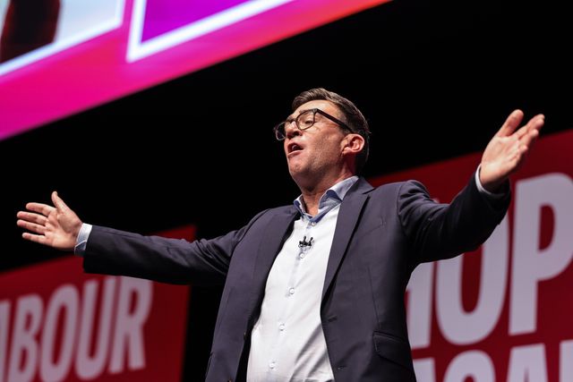 Andy Burnham MP, Prime Minister of the United Kingdom reacts during his speech at the Labour Party Annual Conference Day Three at Convention Centre, Liverpool, United Kingdom on 29 September 2026

(Photo by Mark Cosgrove/News Images)