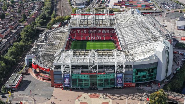 An aerial view of of Old Trafford ahead of the Betfred Super League Grand Final match Warrington Wolves vs Wakefield Trinity at Old Trafford, Manchester, United Kingdom on 03 October 2026

(Photo by Mark Cosgrove/News Images)