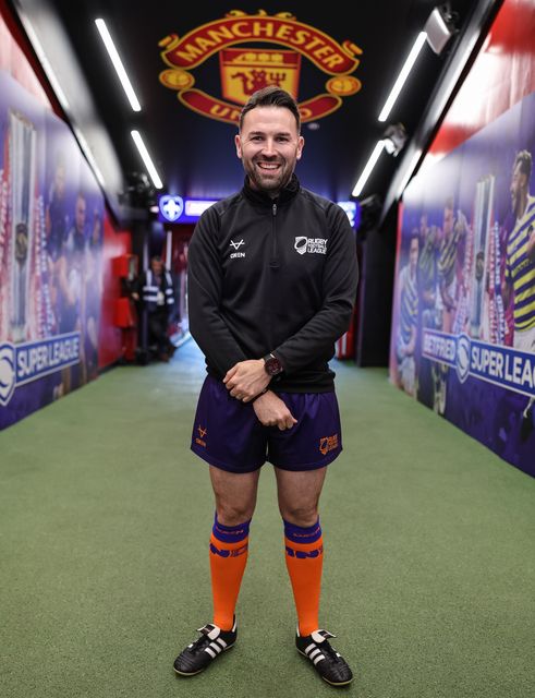 Referee Liam Moore during the Betfred Super League Grand Final match Warrington Wolves vs Wakefield Trinity at Old Trafford, Manchester, United Kingdom on 03 October 2026

(Photo by Mark Cosgrove/News Images)