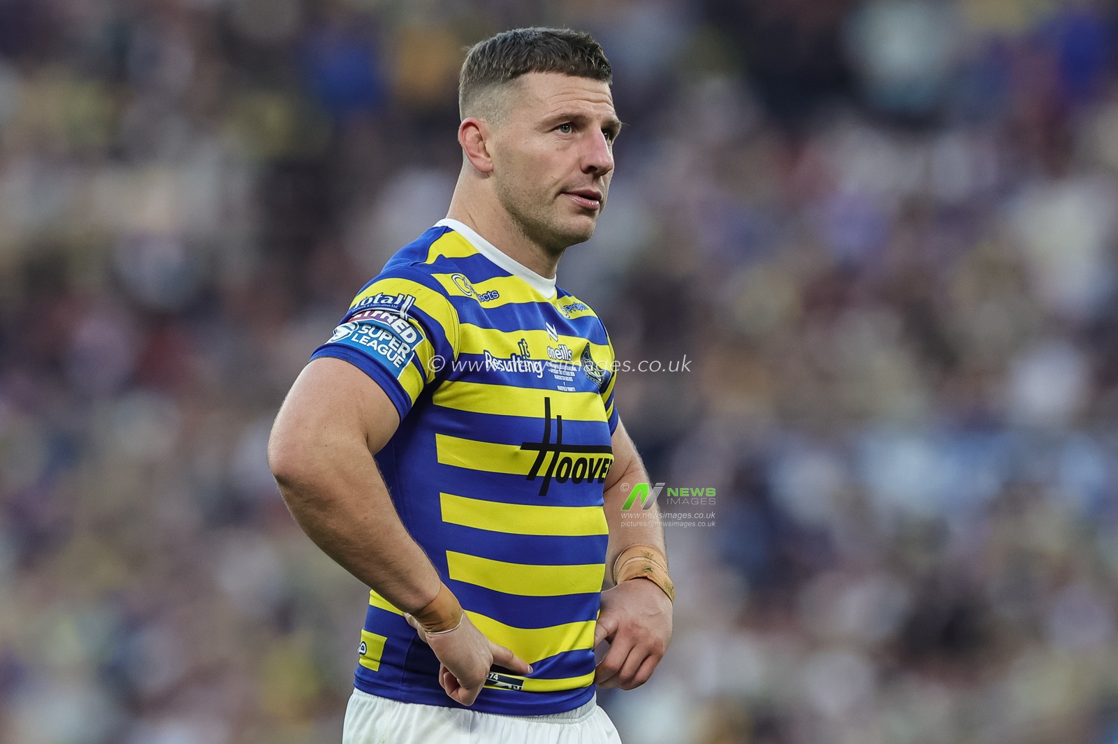 George Williams of Warrington Wolves during the Betfred Super League Grand Final match Warrington Wolves vs Wakefield Trinity at Old Trafford, Manchester, United Kingdom on 03 October 2026

(Photo by Mark Cosgrove/News Images)