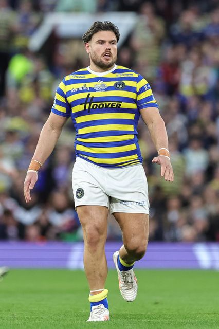 Joe Philbin of Warrington Wolves during the Betfred Super League Grand Final match Warrington Wolves vs Wakefield Trinity at Old Trafford, Manchester, United Kingdom on 03 October 2026

(Photo by Mark Cosgrove/News Images)