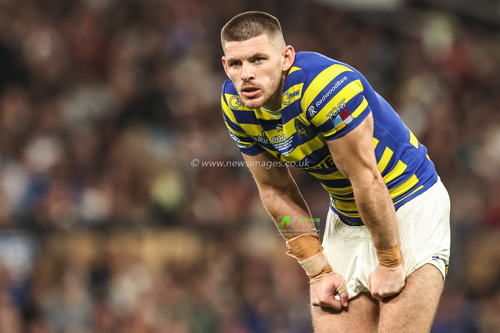 Danny Walker of Warrington Wolves during the Betfred Super League Grand Final match Warrington Wolves vs Wakefield Trinity at Old Trafford, Manchester, United Kingdom on 03 October 2026

(Photo by Alfie Cosgrove/News Images)