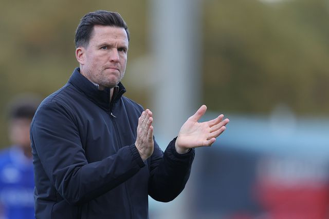 Gary Caldwell manager of Wigan Athletic at full time during the Sky Bet League One match Stevenage vs Wigan Athletic at Lamex Stadium, Stevenage, United Kingdom on 10 October 2026

(Photo by Harvey Murphy/News Images)