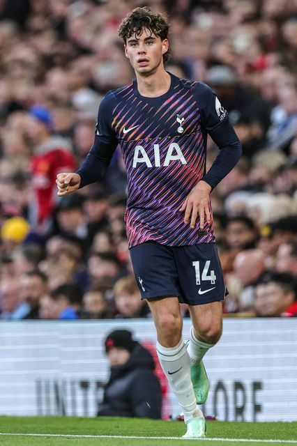Archie Gray of Tottenham Hotspur during the Premier League match Manchester United vs Tottenham Hotspur at Old Trafford, Manchester, United Kingdom on 10 October 2026

(Photo by Mark Cosgrove/News Images)