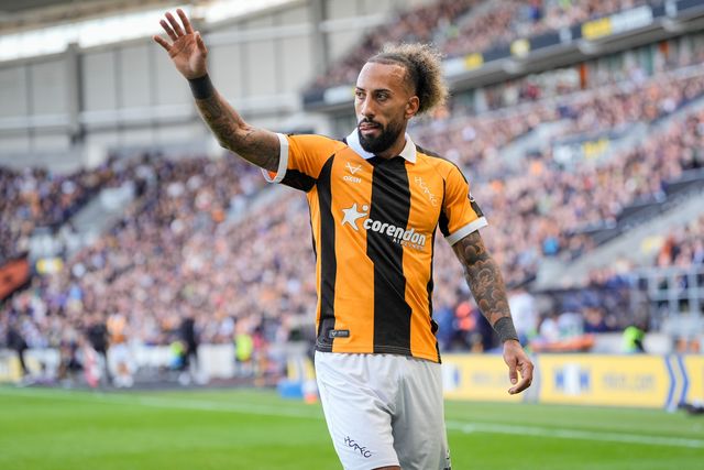 Sorba Thomas of Hull City during the Premier League match Hull City vs Everton at MKM Stadium, Hull, United Kingdom on 11 October 2026

(Photo by Maynard Manyowa/News Images)