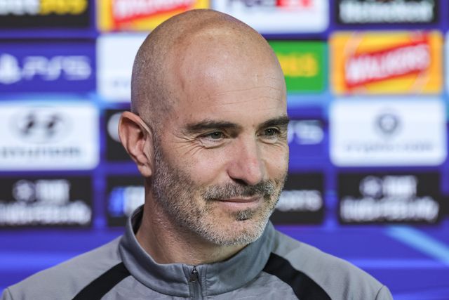 UEFA Champions League press conference and open training Matchday 2 of 8 Manchester City v Paris Saint-Germain