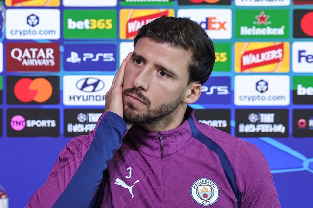 UEFA Champions League press conference and open training Matchday 2 of 8 Manchester City v Paris Saint-Germain