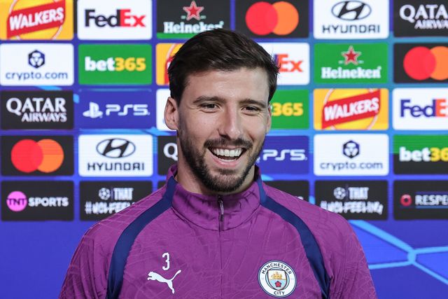 UEFA Champions League press conference and open training Matchday 2 of 8 Manchester City v Paris Saint-Germain