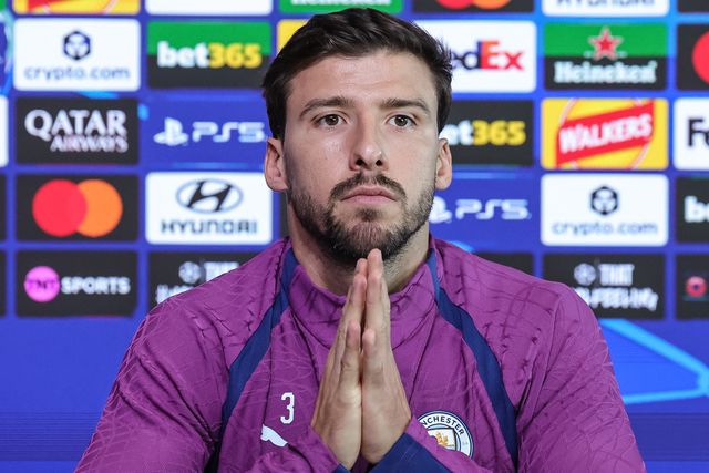 UEFA Champions League press conference and open training Matchday 2 of 8 Manchester City v Paris Saint-Germain