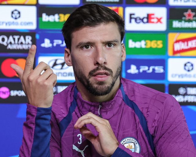 UEFA Champions League press conference and open training Matchday 2 of 8 Manchester City v Paris Saint-Germain